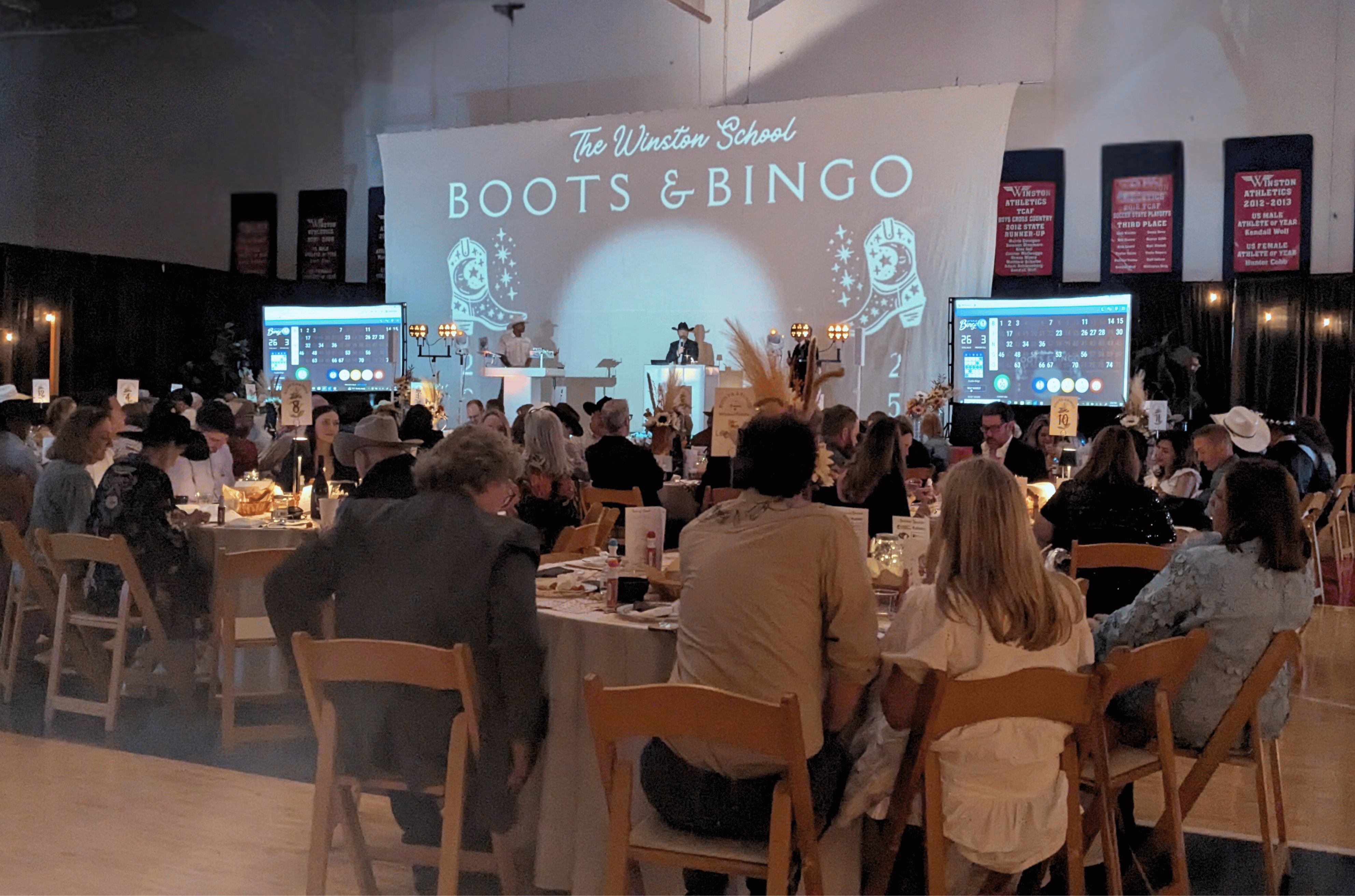 Image of Boots & Bingo, a fundraiser for The Winston School, a learning different school in Dallas, Texas.