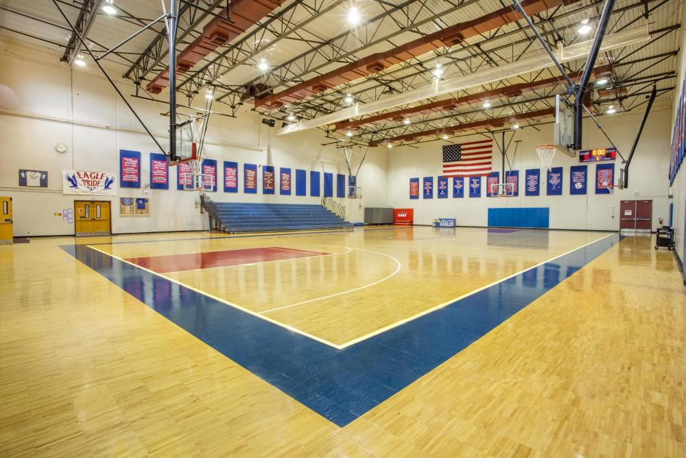 Picture of gym at The Winston School in Dallas, Texas.