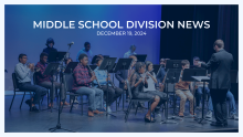 Middle School Division News: Dec. 19, 2024