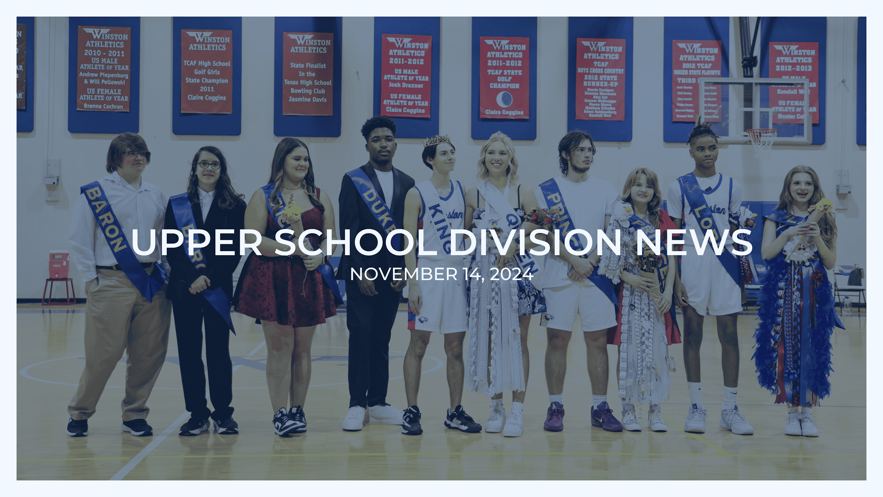 Upper School Division News: Nov. 14, 2024